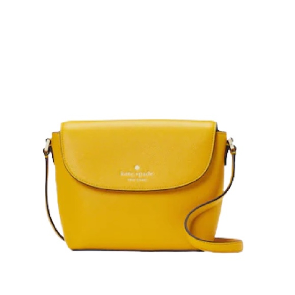 Kate Spade Outlet Emmie flap crossbody bag, sunflower